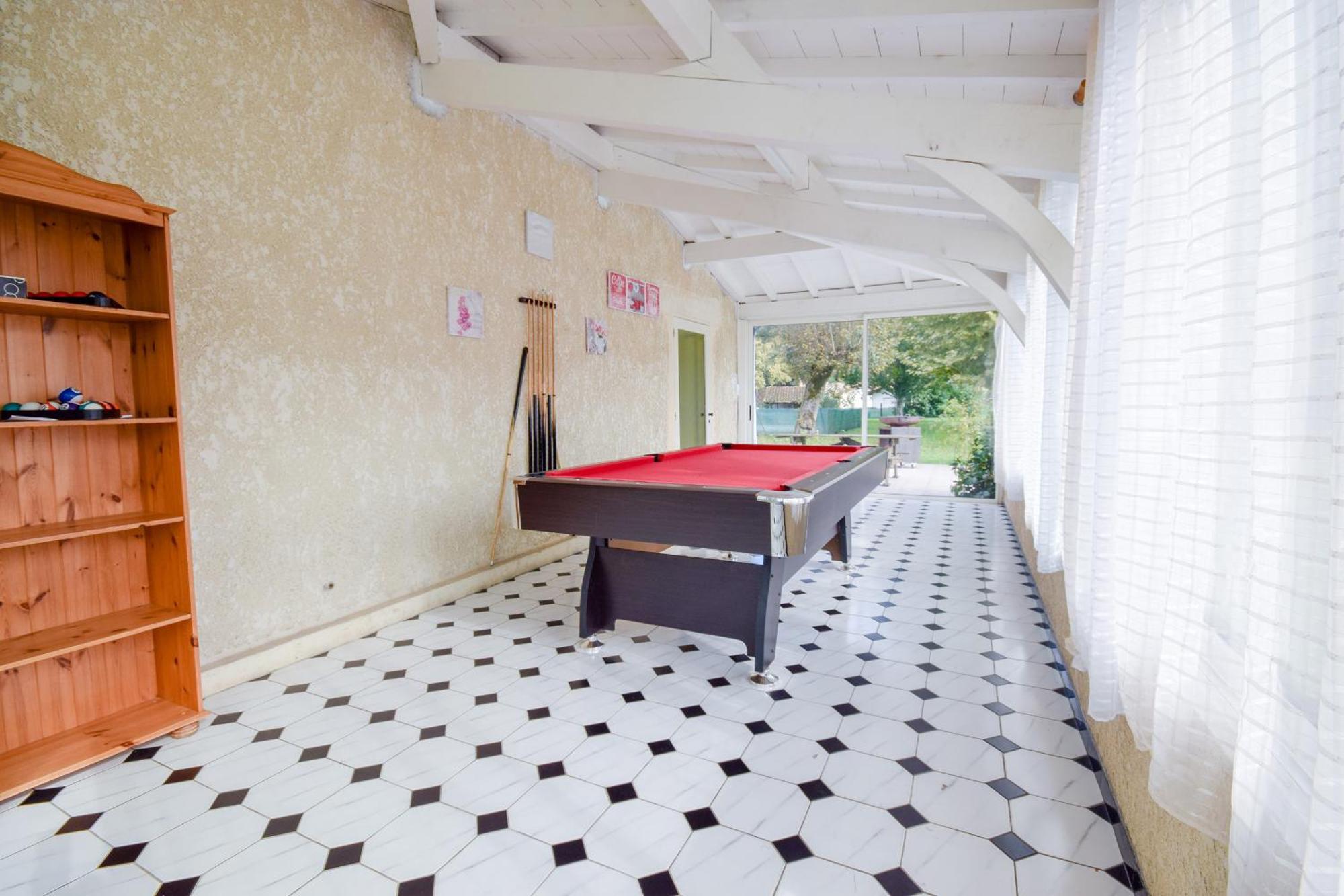 Villa Avec Piscine Et Billard Sabres Exterior foto